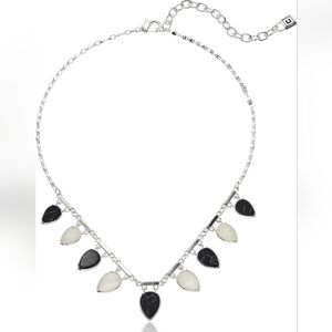 Chaps Women's Silver Small Frontal Necklace